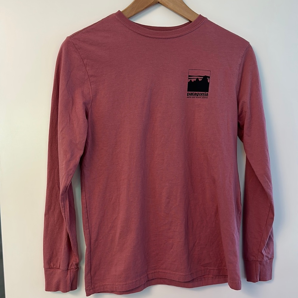 Kids' Long-Sleeved Regenerative Organic Certified™ Cotton Graphic T-Shirt XL